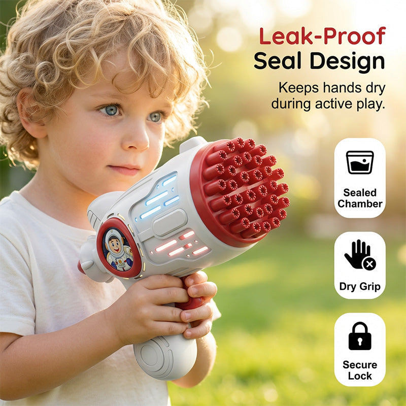🧼✨ Automatische Seifenblasenpistole für Kinder – 50% Rabatt! Bunte LED-Beleuchtung, Musik & 1000+ Blasen pro Minute 🎉