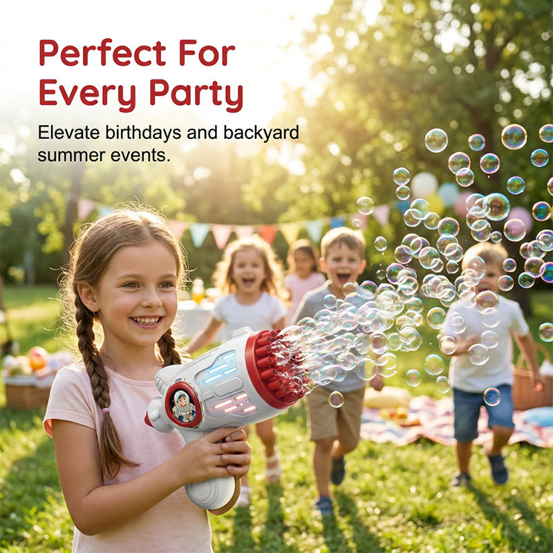 🧼✨ Automatische Seifenblasenpistole für Kinder – 50% Rabatt! Bunte LED-Beleuchtung, Musik & 1000+ Blasen pro Minute 🎉