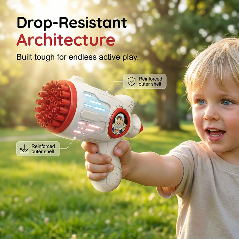 🧼✨ Automatische Seifenblasenpistole für Kinder – 50% Rabatt! Bunte LED-Beleuchtung, Musik & 1000+ Blasen pro Minute 🎉