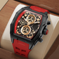 ⌚✨ Herrenuhr in Tonneau-Form mit Quarzwerk – 50% RABATT! Elegantes, klassisches Design & präzise Zeitmessung