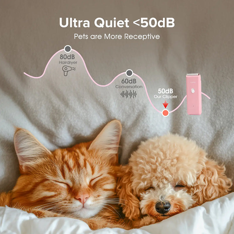 ✂️🐶📢 50% RABATT! Leise, kabellose Tierhaarschneidemaschine – Für Hunde, Katzen & kleine Haustiere, schonend & vibrationsarm ✨