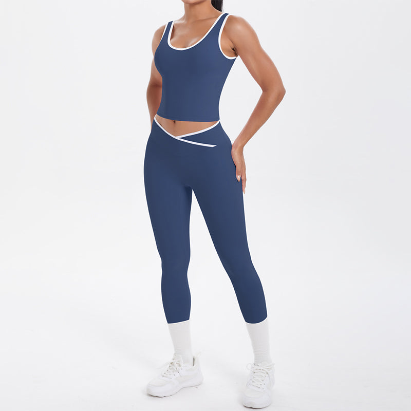 🧘‍♀️✨ Damen Yoga Outfit 2-teilig | Sport Set mit Top und Leggings – 50% RABATT! Atmungsaktiv, dehnbar & perfekt für Yoga, Fitness & Alltag 🌿