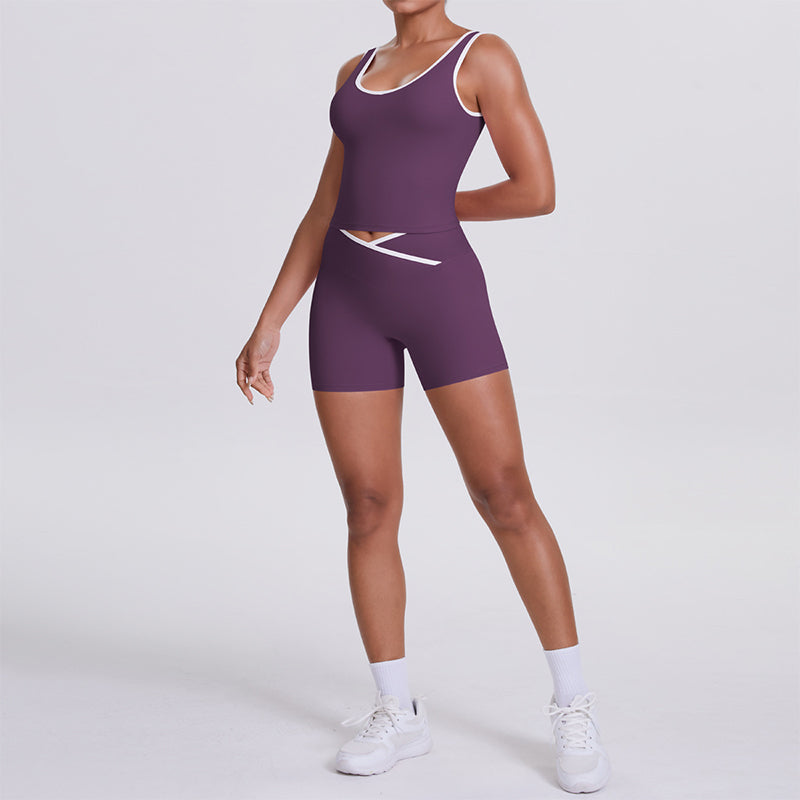 🧘‍♀️✨ Damen Yoga Outfit 2-teilig | Sport Set mit Top und Leggings – 50% RABATT! Atmungsaktiv, dehnbar & perfekt für Yoga, Fitness & Alltag 🌿