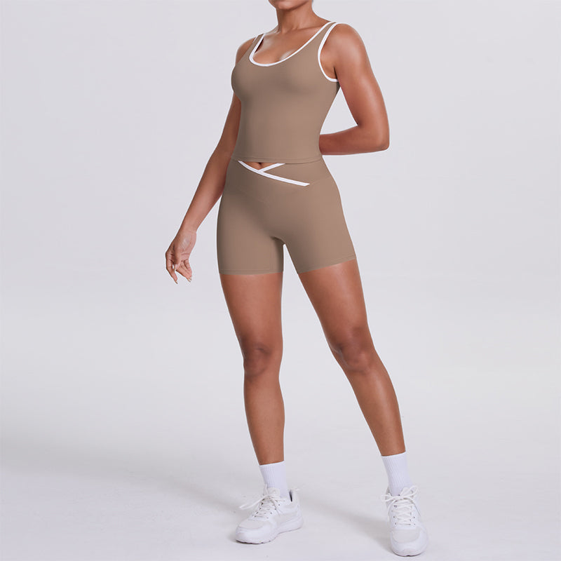 🧘‍♀️✨ Damen Yoga Outfit 2-teilig | Sport Set mit Top und Leggings – 50% RABATT! Atmungsaktiv, dehnbar & perfekt für Yoga, Fitness & Alltag 🌿