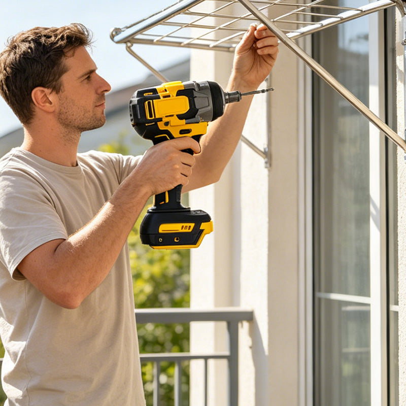 🔧⚡ Schwerlast-Akku-Schlagschrauber – 50% RABATT! Bis zu 500 Nm Drehmoment, bürstenlos & kabellos für Werkstatt & Baustelle 🚗