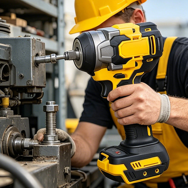 🔧⚡ Schwerlast-Akku-Schlagschrauber – 50% RABATT! Bis zu 500 Nm Drehmoment, bürstenlos & kabellos für Werkstatt & Baustelle 🚗