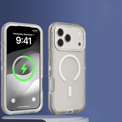 📱🧲 Shockproof Clear Magnetic Phone Case – 50% RABATT! Strong Magnetic Lock, Anti-Yellowing, 360° Protection & Slim Fit ✨