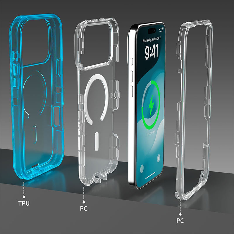 📱🧲 Shockproof Clear Magnetic Phone Case – 50% RABATT! Strong Magnetic Lock, Anti-Yellowing, 360° Protection & Slim Fit ✨