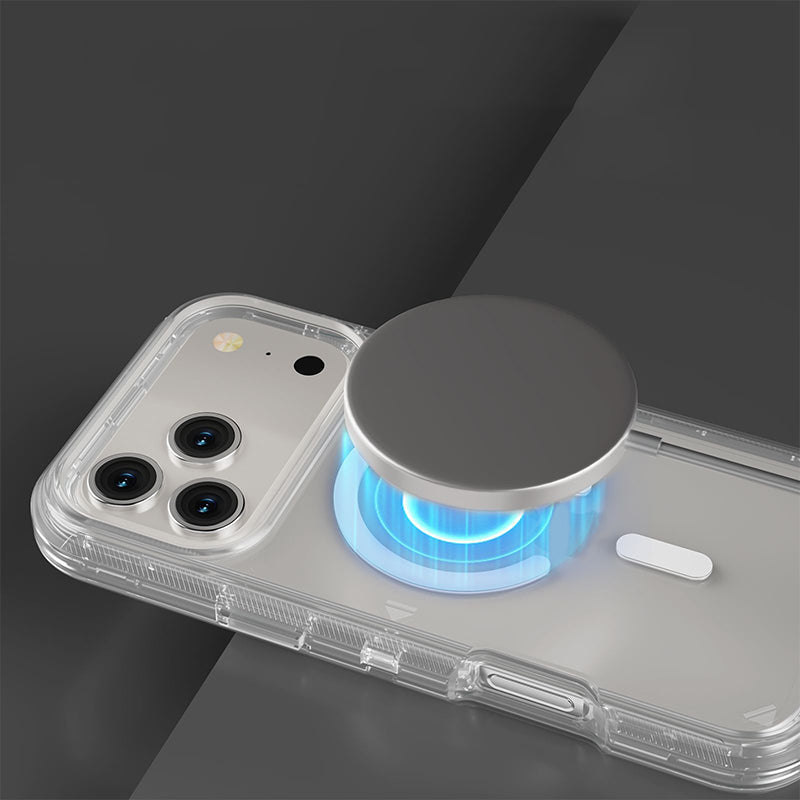📱🧲 Shockproof Clear Magnetic Phone Case – 50% RABATT! Strong Magnetic Lock, Anti-Yellowing, 360° Protection & Slim Fit ✨