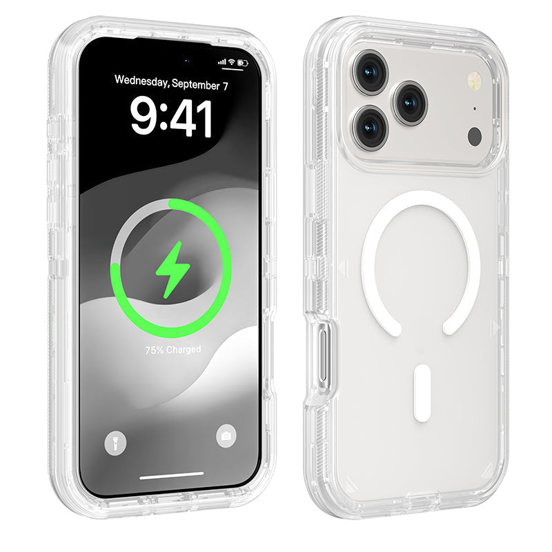 📱🧲 Shockproof Clear Magnetic Phone Case – 50% RABATT! Strong Magnetic Lock, Anti-Yellowing, 360° Protection & Slim Fit ✨