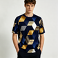 ⏳ 50% RABATT! Herren-T-Shirt mit geometrischem 3D-Print – Modernes Design & stylischer Look für jeden Tag 👕🔥