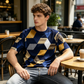 ⏳ 50% RABATT! Herren-T-Shirt mit geometrischem 3D-Print – Modernes Design & stylischer Look für jeden Tag 👕🔥