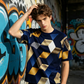 ⏳ 50% RABATT! Herren-T-Shirt mit geometrischem 3D-Print – Modernes Design & stylischer Look für jeden Tag 👕🔥