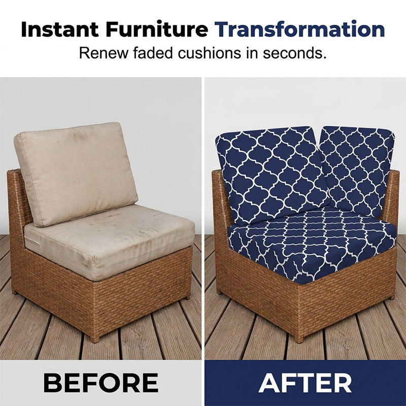 🛋️ NEU! ☀️ Bezug für Gartensofaauflagen – wasserabweisend, UV-beständig & passgenau – Ideal für Polster auf Terrasse, Balkon & im Garten – Schützt Deine Auflagen vor Regen, Sonne & Schmutz – Einfach überziehen, festknoten & wohlfühlen 🌿