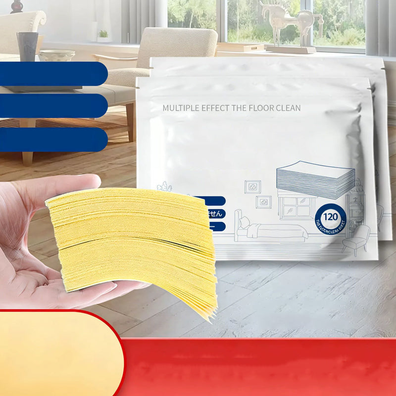 🧹🥳 SCHLUSSVERKAUF 2026 – 50% RABATT! Wasserlösliche Bodenreinigungstücher, 120 Stück – Kein Abmessen, glänzende Böden – Über 50.000 verkauft ✨
