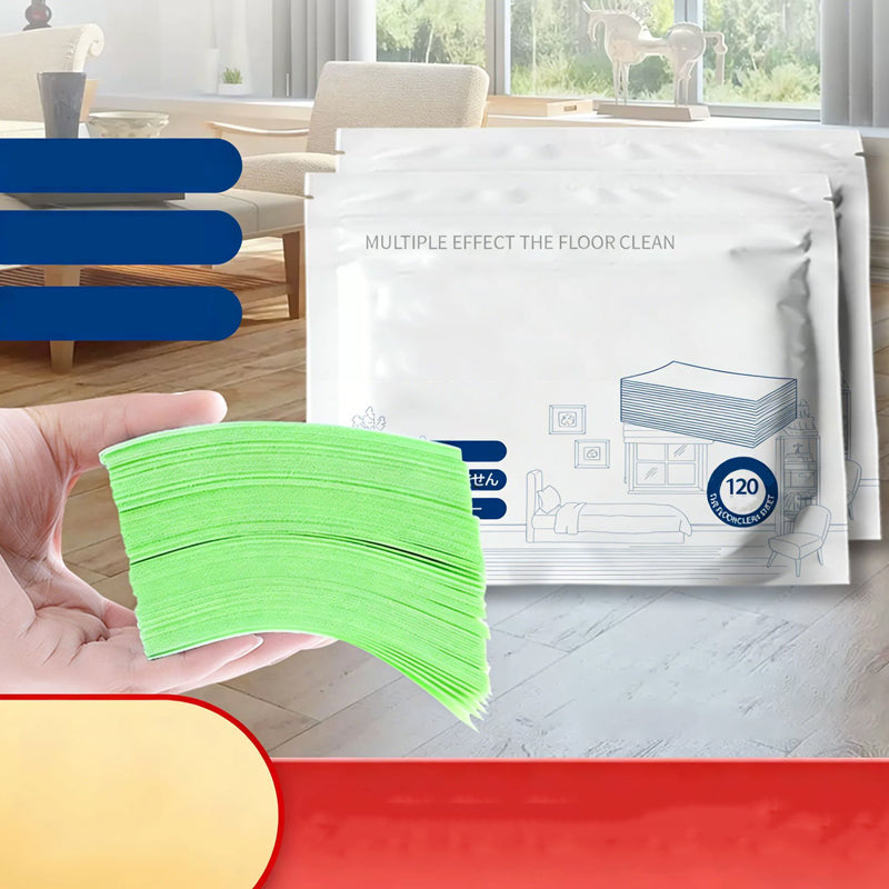 🧹🥳 SCHLUSSVERKAUF 2026 – 50% RABATT! Wasserlösliche Bodenreinigungstücher, 120 Stück – Kein Abmessen, glänzende Böden – Über 50.000 verkauft ✨