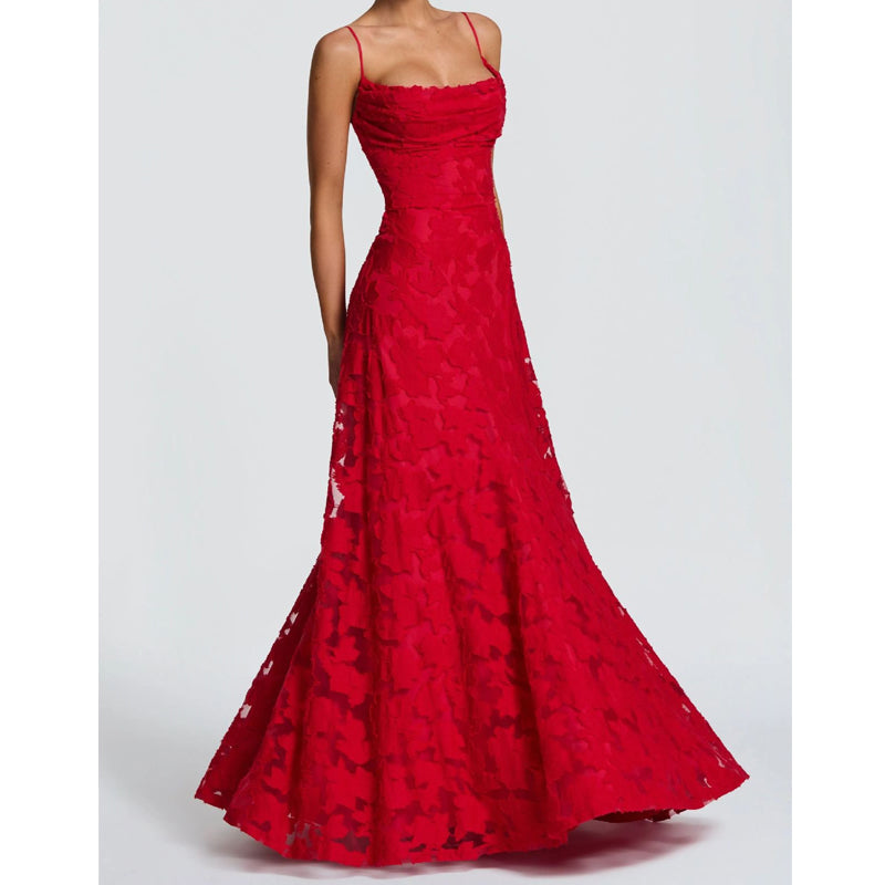 👗🌸 Figurbetontes Spitzenkleid mit Blumenmuster und ausgestelltem Saum – 50% RABATT! Romantisch, feminin & perfekt für festliche Anlässe, Hochzeiten oder Date