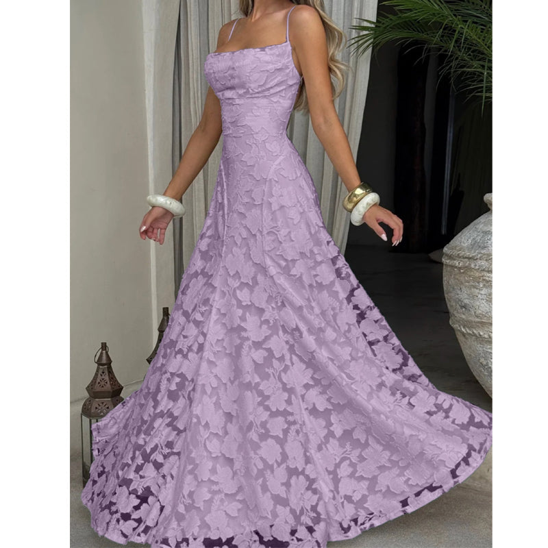 👗🌸 Figurbetontes Spitzenkleid mit Blumenmuster und ausgestelltem Saum – 50% RABATT! Romantisch, feminin & perfekt für festliche Anlässe, Hochzeiten oder Date