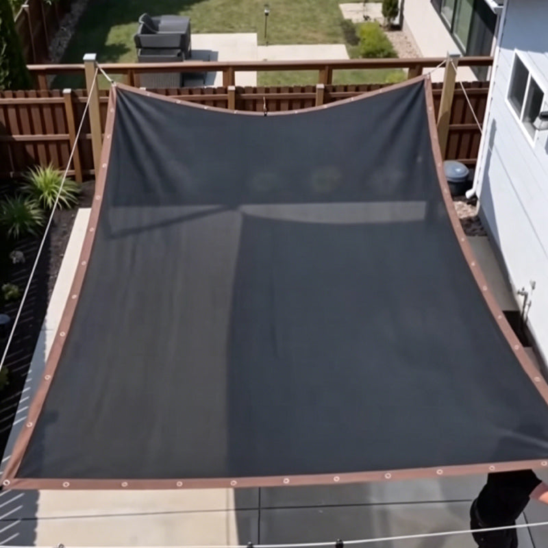 ❄️Sommerfrische 50 % Rabatt!☀️UV-beständiges Sonnensegel für Garten & Terrasse – Atmungsaktives Sonnenschutznetz mit verstärkten Rändern