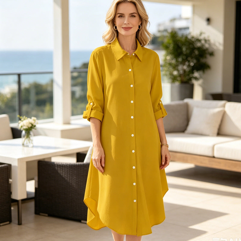 👚 Damen lässige Langarmbluse mit Knopfleiste – Dein perfekter Alltagsbegleiter für einen mühelos stylischen Look ✨