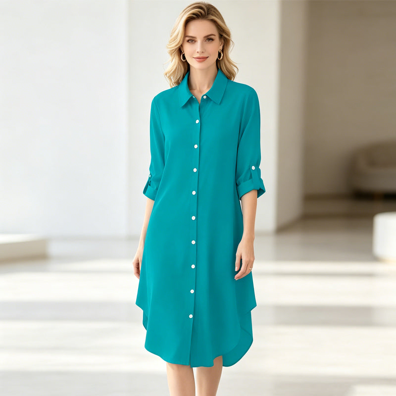 👚 Damen lässige Langarmbluse mit Knopfleiste – Dein perfekter Alltagsbegleiter für einen mühelos stylischen Look ✨