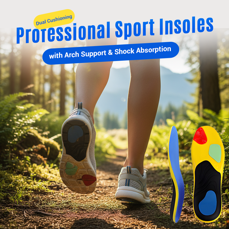 🏃‍♂️💪 Professionelle Sport-Einlegesohlen mit Fußgewölbestütze & Stoßdämpfung – 50% RABATT! Ideal für Laufen, Fitness & Alltag ⚡
