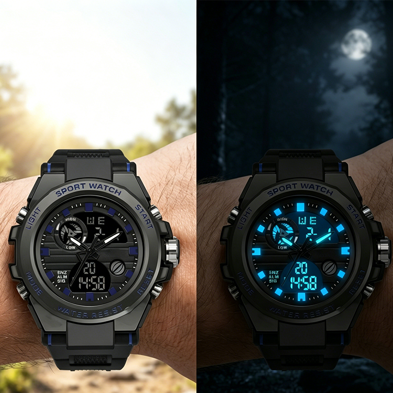 ⌚️💧 Wasserdichte Sportuhr für Herren – 50% RABATT! Robust, multifunktional & perfekt für Sport, Outdoor & Alltag 🏊‍♂️🚴‍♂️