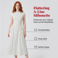 👗🌸 Elegantes A-Linien-Kleid mit Polka-Dots für Damen – 50% RABATT! Zeitlos, feminin & perfekt für festliche Anlässe, Büro oder Date ✨