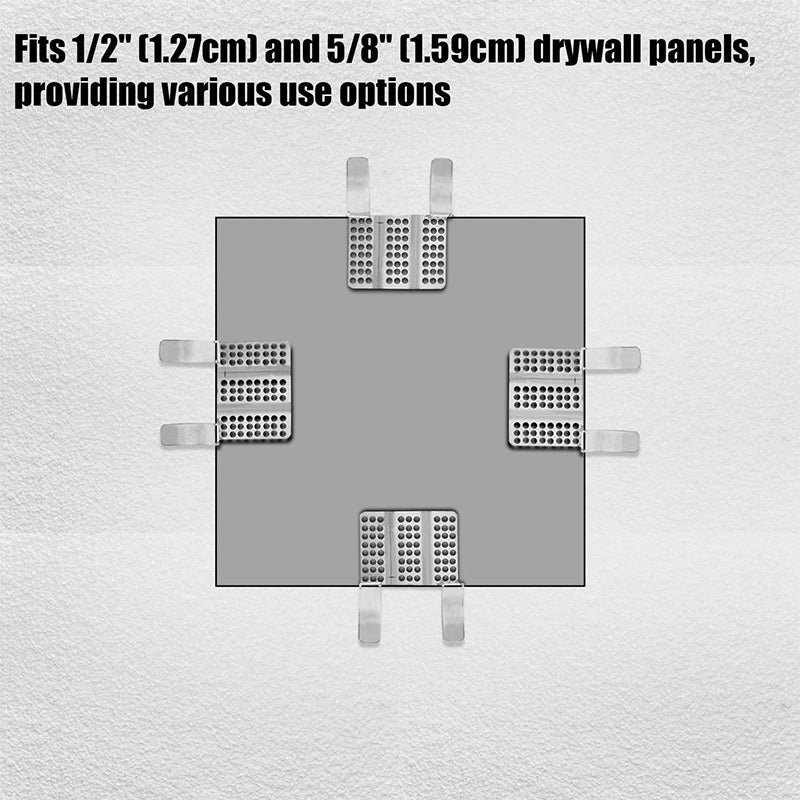 🔧 Trockenbau Reparaturclips – Für 1/2" & 5/8" Gipskartonplatten – Einfache Wandreparatur ohne Profi-Werkzeug