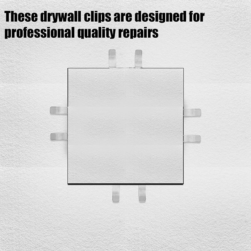🔧 Trockenbau Reparaturclips – Für 1/2" & 5/8" Gipskartonplatten – Einfache Wandreparatur ohne Profi-Werkzeug