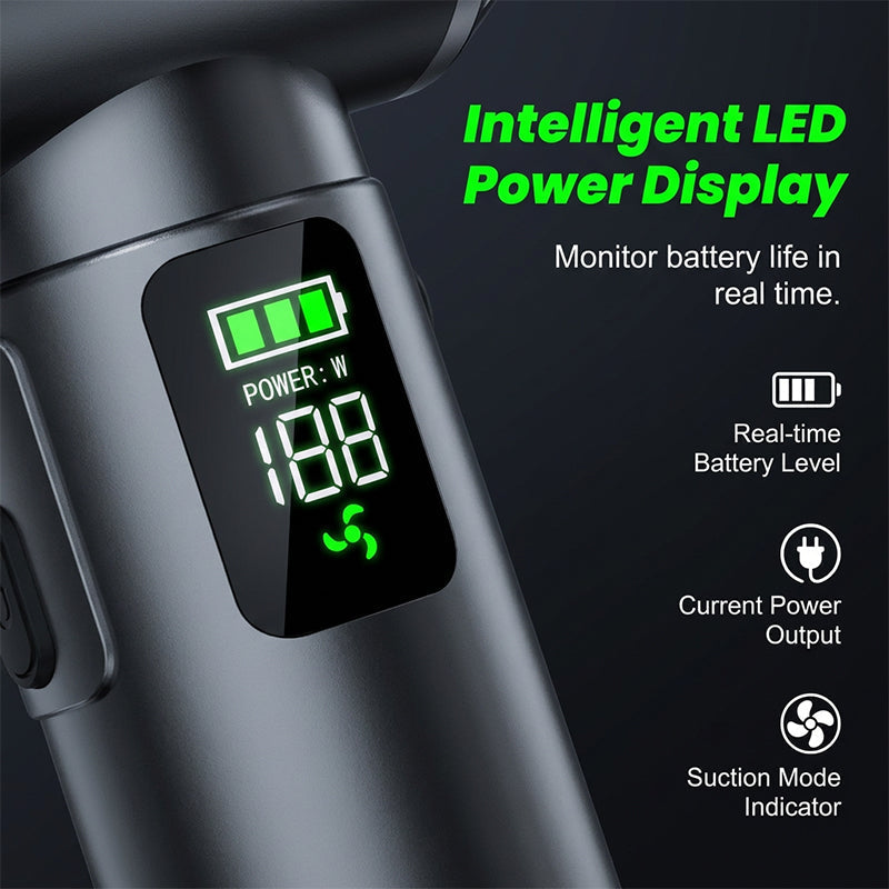 🧹🔋 50% RABATT! Tragbarer Handstaubsauger mit bürstenlosem Motor & Digital-Display – Starke Saugleistung, leicht & vielseitig – Ideal für Auto, Couch, Tastatur oder Tierhaare – Kabellos & leise im Betrieb ✨