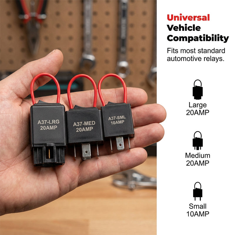 🔧⚡ Relaisprüfer- und Überbrückungsset für Fahrzeuge – Universal-Test- & Bypass-Kit für 4-/5-Pin-Relais, Sicherungen & Elektrik