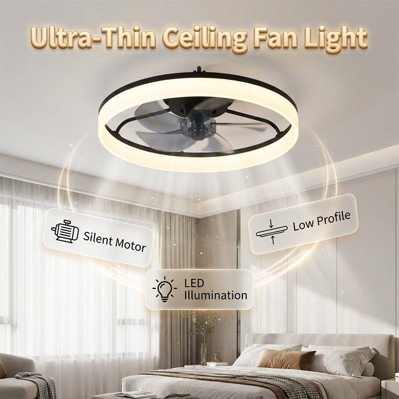 💨💡 50% RABATT! Moderner leiser Deckenventilator mit LED-Beleuchtung – 3 Geschwindigkeiten, Fernbedienung & energieeffizient – Perfekt für Schlaf- & Wohnzimmer ✨