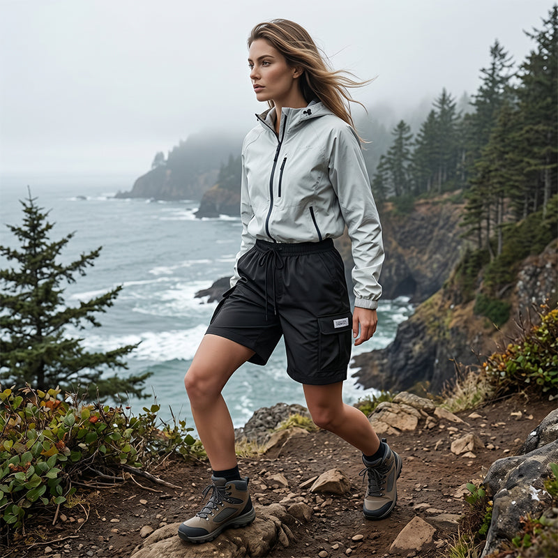 👖⏰ 50% RABATT – NUR FÜR KURZE ZEIT! Damen Cargo Shorts mit elastischem Bund – Locker, bequem & mit Kordelzug ✨