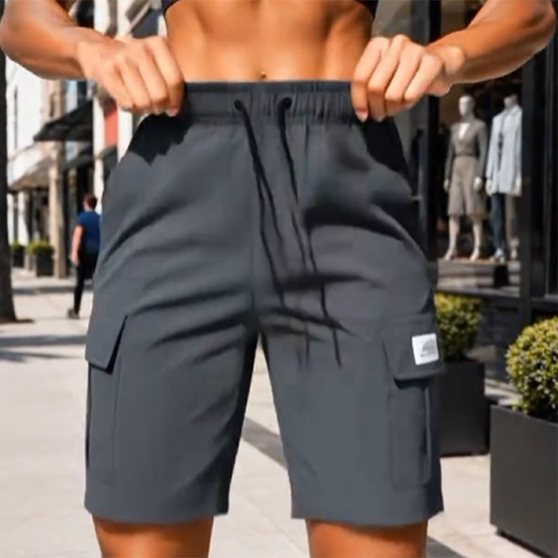 👖⏰ 50% RABATT – NUR FÜR KURZE ZEIT! Damen Cargo Shorts mit elastischem Bund – Locker, bequem & mit Kordelzug ✨
