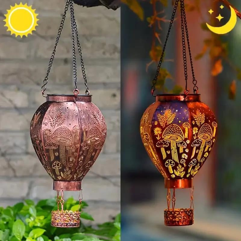 🎈☀️ 50% RABATT! Solarbetriebene Heißluftballon-Laterne – Magische Außenbeleuchtung für Garten, Terrasse & Balkon ✨