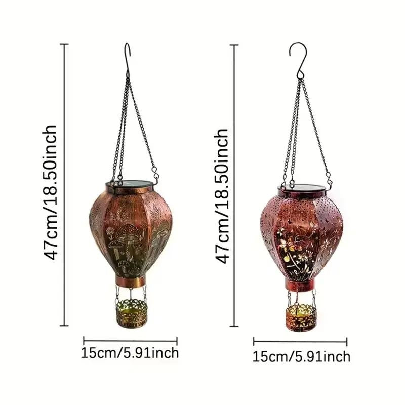🎈☀️ 50% RABATT! Solarbetriebene Heißluftballon-Laterne – Magische Außenbeleuchtung für Garten, Terrasse & Balkon ✨
