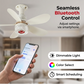 🌀📢 50% RABATT! 3-in-1-Deckenventilator mit Licht & Bluetooth-Lautsprecher – Kühle Brise, sanftes Licht & angenehme Musik – Komfort den ganzen Tag 🛋️✨