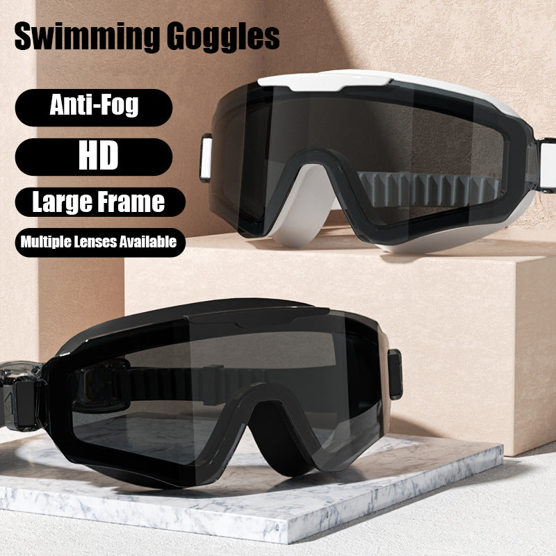 🥽🔥 50% RABATT! Antibeschlag & HD Schwimmbrille mit großem Rahmen – Weitwinkel, UV-Schutz & Anti-Fog für klare Sicht im Wasser ✨