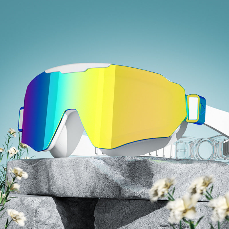 🥽🔥 50% RABATT! Antibeschlag & HD Schwimmbrille mit großem Rahmen – Weitwinkel, UV-Schutz & Anti-Fog für klare Sicht im Wasser ✨
