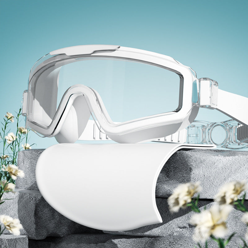 🥽🔥 50% RABATT! Antibeschlag & HD Schwimmbrille mit großem Rahmen – Weitwinkel, UV-Schutz & Anti-Fog für klare Sicht im Wasser ✨