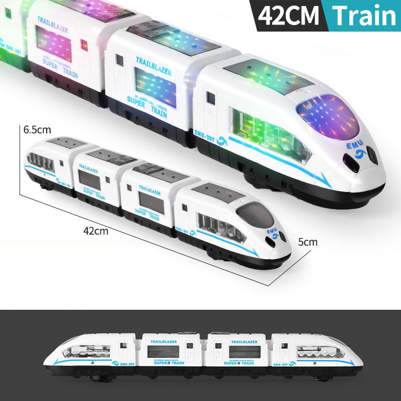 🚂 50% RABATT! ✨ Elektrischer Spielzeugzug – Leuchtend, stoß- und fahrbar & mit Musik – Interaktives Design, perfekt für Kleinkinder – fördert Motorik und Fantasie 🎵