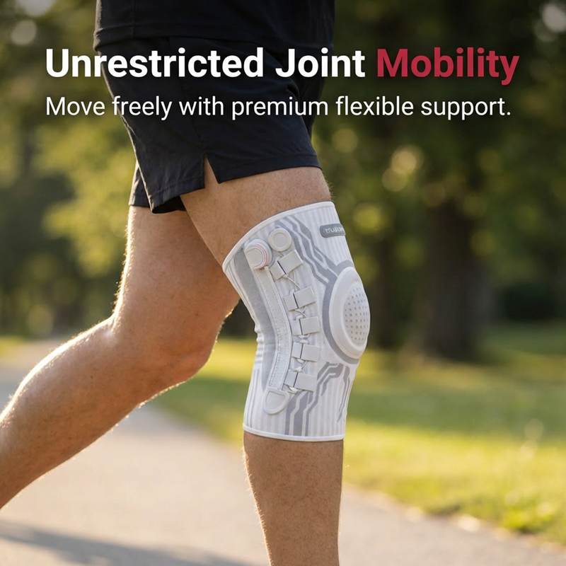 ⏰ Nur noch heute 50% Rabatt! 🏃‍♂️ Intelligente Kniebandage mit verstellbarem Kompressionsregler