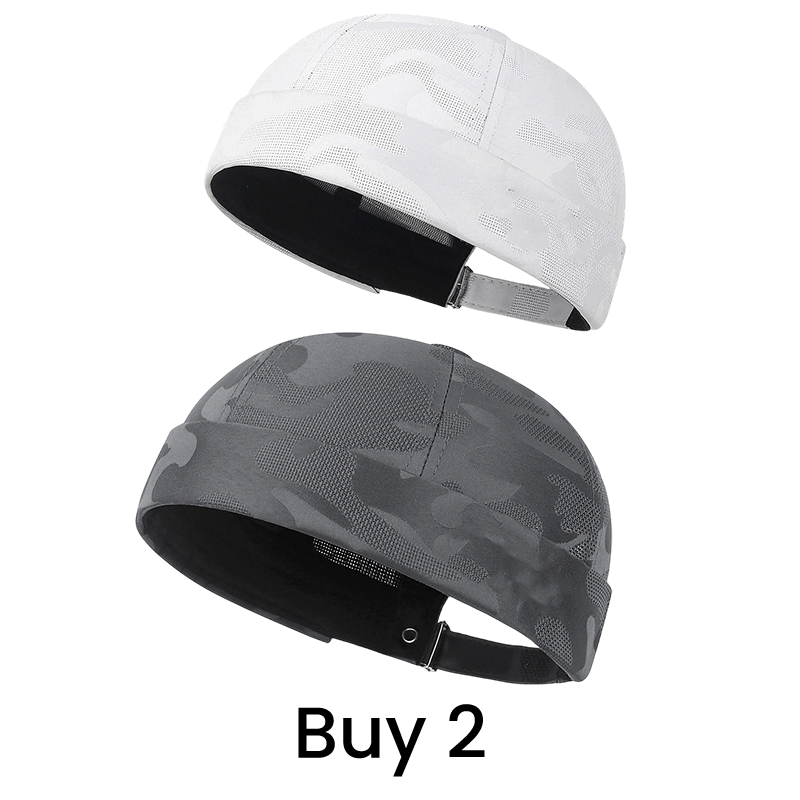 🧢⏰ 50% RABATT – NUR FÜR KURZE ZEIT! Atmungsaktive Mesh-Kappe ohne Schirm – Leicht & bequem für Alltag und Freizeit 🌬️