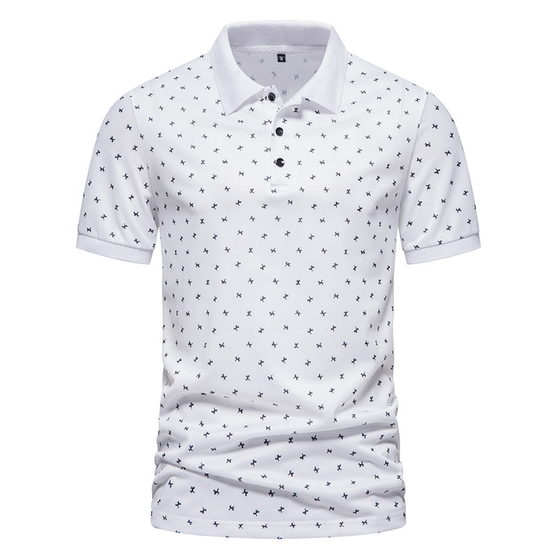 Men's Casual Patterned Short-Sleeve T-Shirt