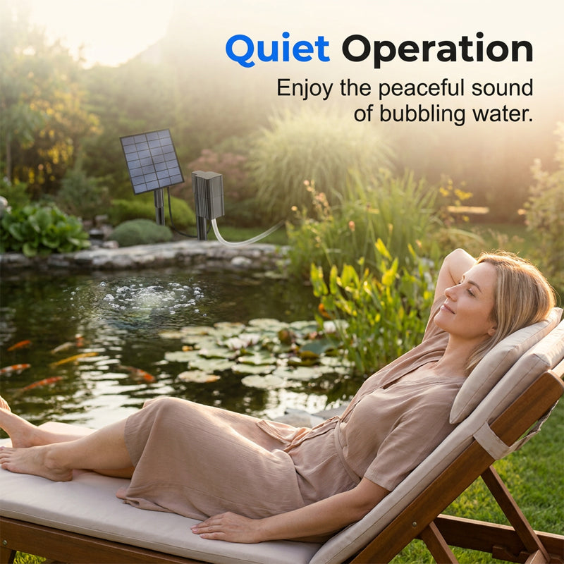🐟☀️ HEISSER SALE 2026 – 50% RABATT! Solar-Teichbelüfter mit Luftpumpe – 50.000+ verkauft! Sauerstoff für gesundes Teichwasser, kabellos & umweltfreundlich ✨
