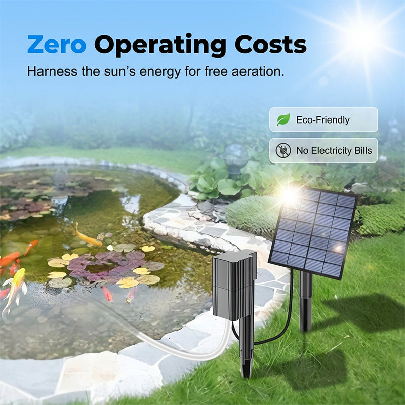 🐟☀️ HEISSER SALE 2026 – 50% RABATT! Solar-Teichbelüfter mit Luftpumpe – 50.000+ verkauft! Sauerstoff für gesundes Teichwasser, kabellos & umweltfreundlich ✨