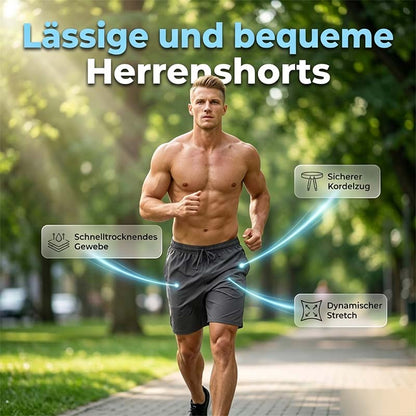 👕🏃‍♂️ 50% RABATT! Lässige und bequeme Herrenshorts – Leicht, atmungsaktiv & ideal für Sommer, Sport & Freizeit ✨