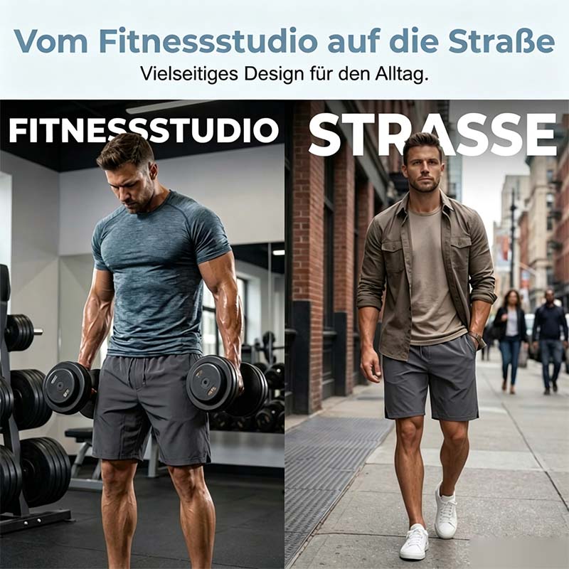 👕🏃‍♂️ 50% RABATT! Lässige und bequeme Herrenshorts – Leicht, atmungsaktiv & ideal für Sommer, Sport & Freizeit ✨