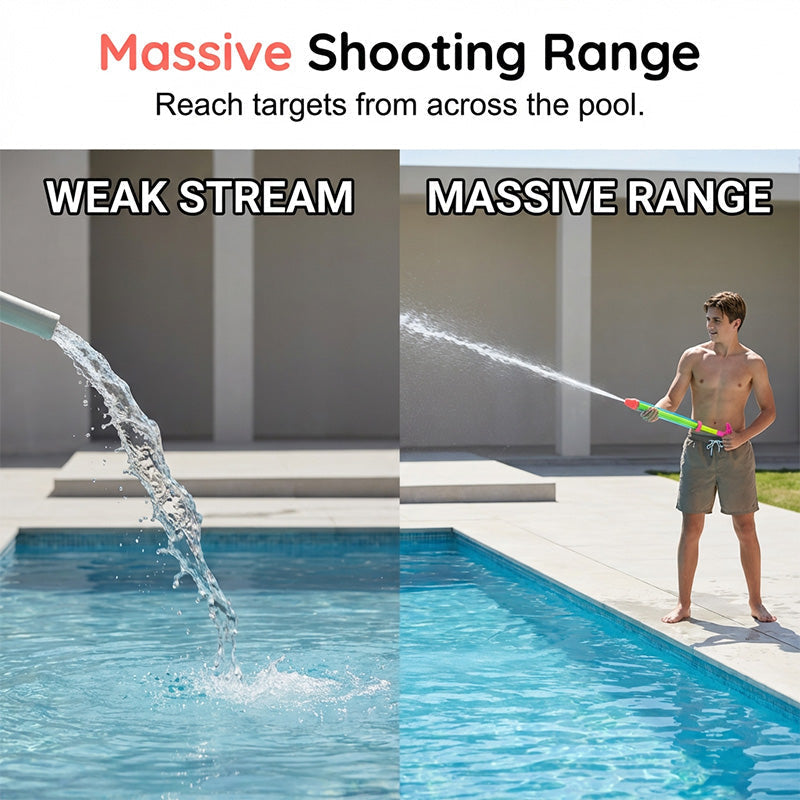 🔫💦 Wasserpistole zum Ziehen für Sommerspaß – Jetzt 2 kaufen, 1 geschenkt! 🎁